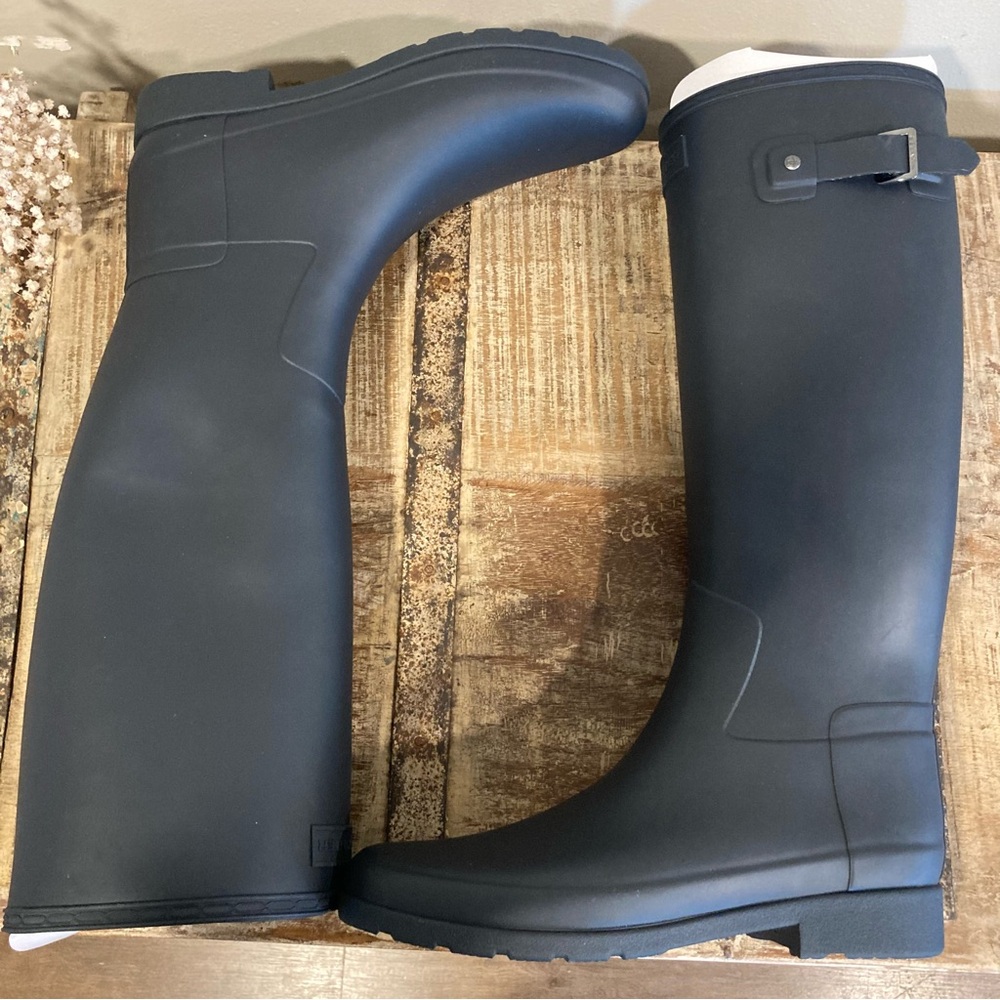 Hunter Women’s Original Refined Navy Rain Boots Sz 11 NWOB WFT1071RMA - Picture 6 of 16